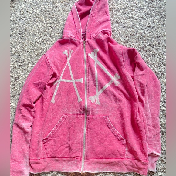 AVRIL LAVIGN Pink zip up hoodie - Picture 4 of 6
